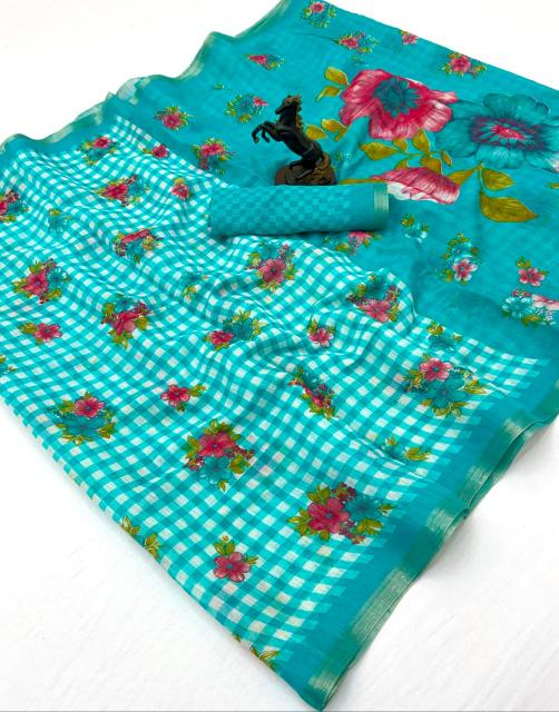 Malhar linen digital print surat mai saree market
